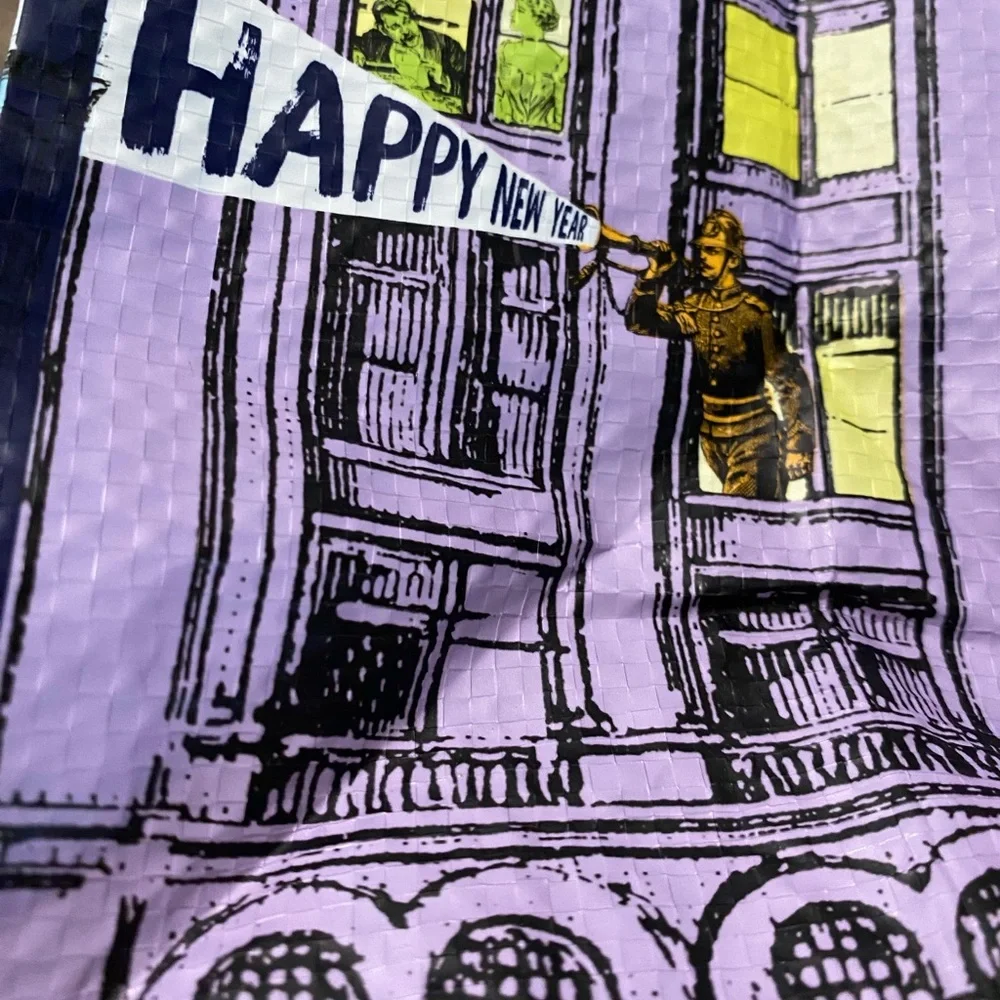 Trader Joe's 2016 Moon Reusable Bag Limited Edition Happy New Year Moon NEW NWOT - Picture 9 of 16